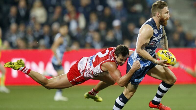 Zach Tuohy: ‘He was guilty by media, he did nothing wrong, as was painted as some kind of idiot who didn’t care about the AFL.’ Photograph:  Darrian Traynor/Getty Images