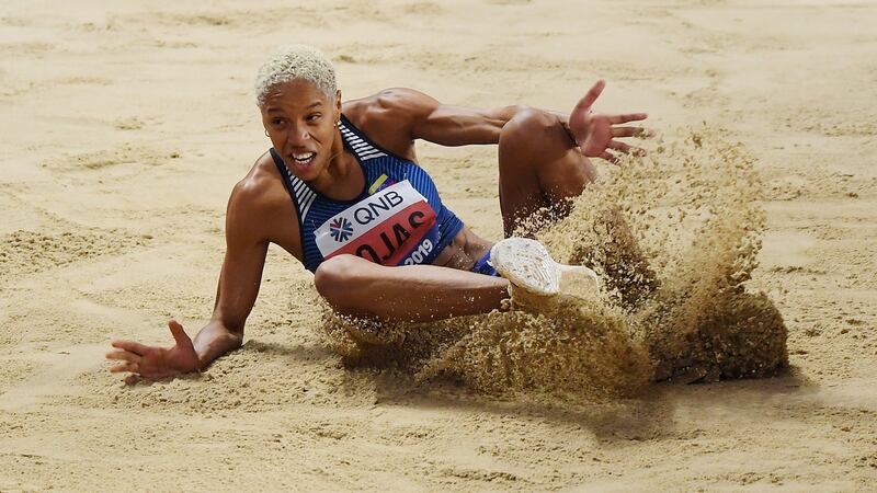 Venezuela’s Yulimar Rojas was named female athlete of the year. Photograph:  Matthias Hangst/Getty