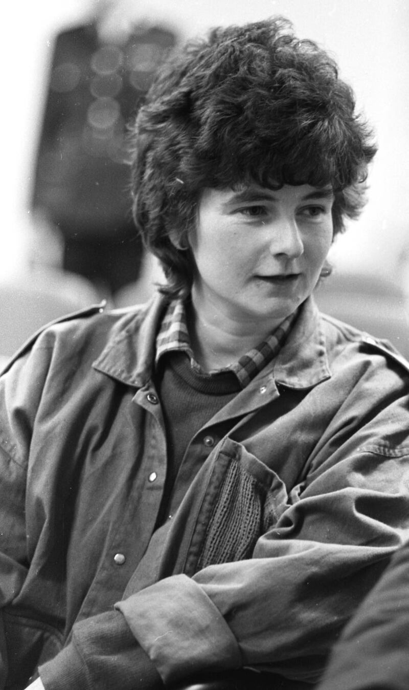 Joanne Hayes at the tribunal into the Garda handling of the Kerry Babies case in 1985.  Photograph: Peter Thursfield