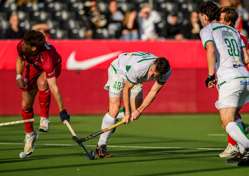 Ben Johnson: hockey runs in the family as both his father Craig and grandfather Roger were capped at youth and schools’ level for Ireland. Photograph: Frank Uijlenbroek/Inpho