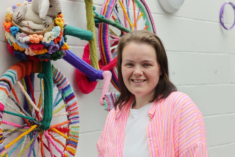 Anne Marie Leonard was able to relearn simple tasks with help from the therapists at the Peamount healthcare centre. Photograph: Alan Betson 