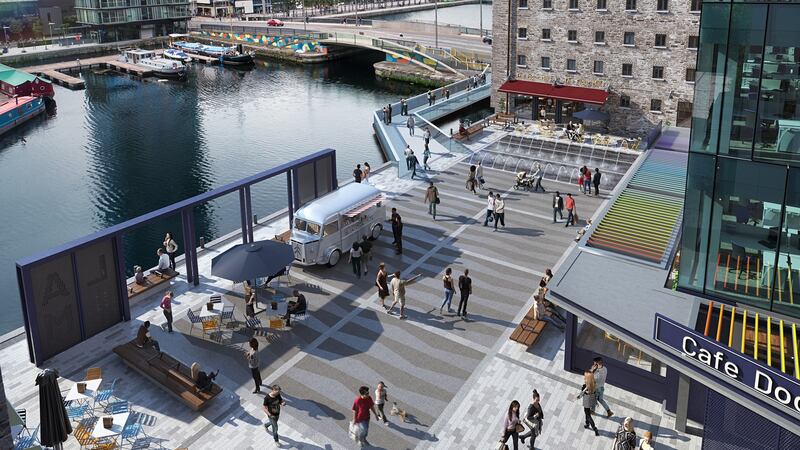 A concourse at Bolands Mills