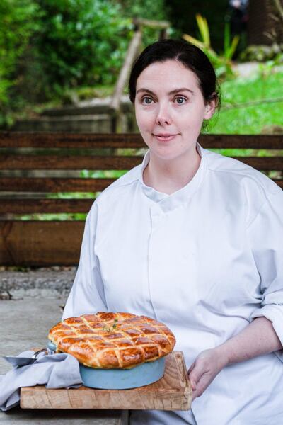 Danni Barry and her Christmas Pie