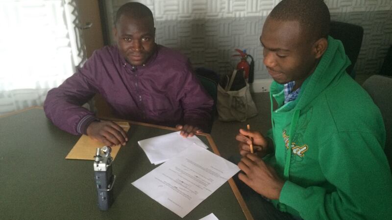 Jean Marie and Peter Rukundo