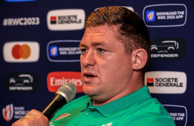 Tadhg Furlong: 'We treat them with the utmost respect because they deserve it. It’s a huge game for them just as it’s a huge game for us.' Photograph: Dan Sheridan/Inpho 
