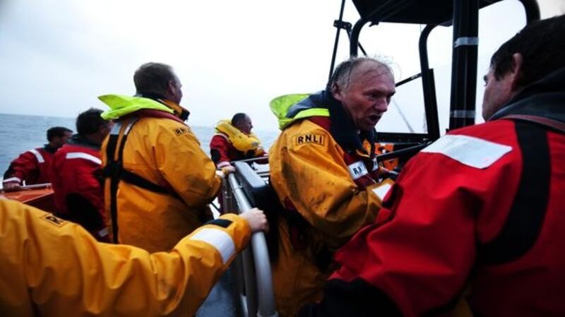 On the water with Baltimore RNLI.