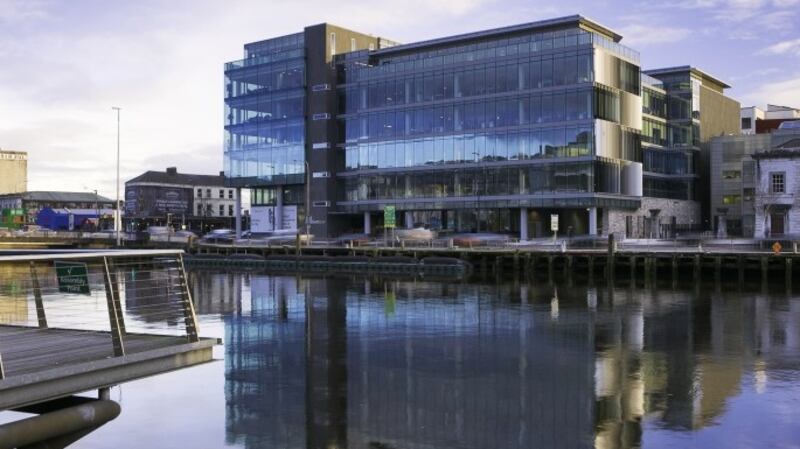 Albert Quay office block in Cork, part of Green Reit’s portfolio