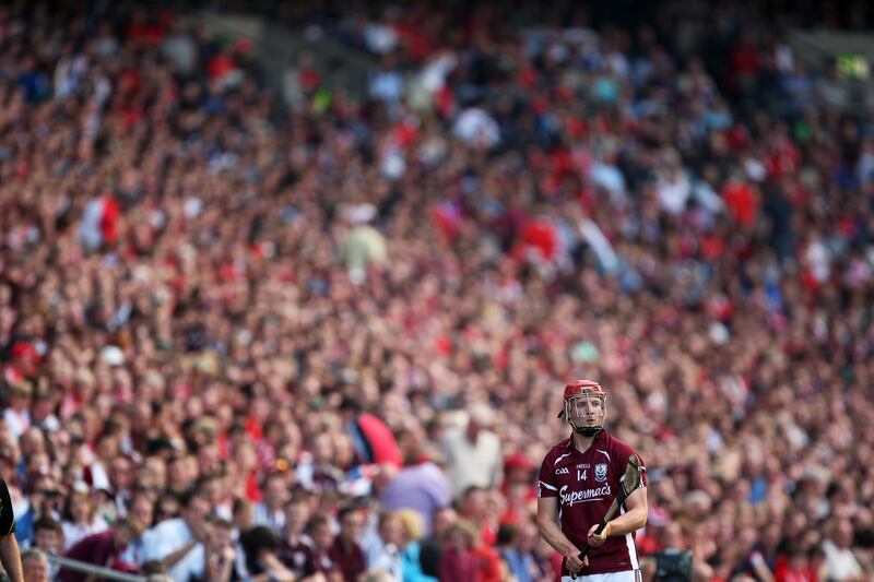 Joe Canning during the 2012 All-Ireland hurling semi-final against Cork. Photograph: Cathal Noonan/Inpho