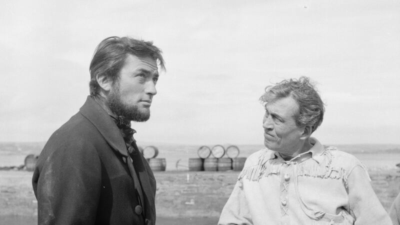 A photograph taken of the making of Moby Dick in Youghal, Co Cork. Photograph: STUDIOCANAL Films Ltd