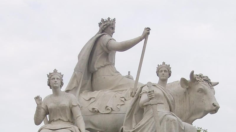 Patrick MacDowell’s sculpture of Europe for the Albert Memorial in London