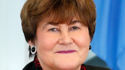 WHO regional director for Europe Zsuzsanna Jakab. She says refugees and migrants enjoy the same human right to health as everyone else