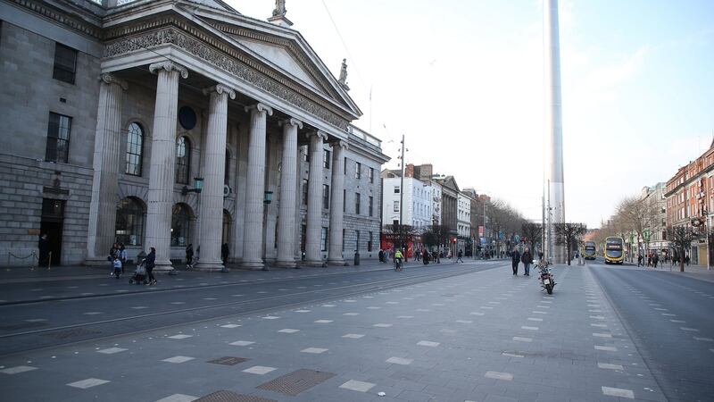 Dublin’s O’Connell Street on March 25th, 2020. Photograph Nick Bradshaw / The Irish Times