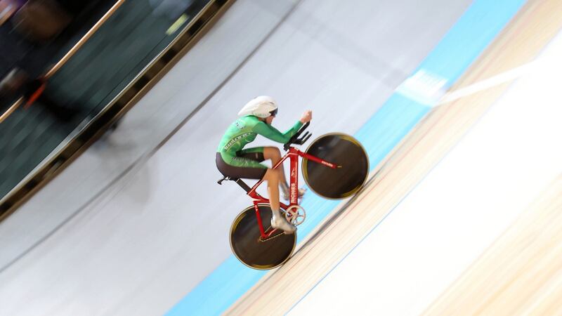 Caroline Ryan competing at the UCI Track World Championships in 2011. Photograph: Inpho