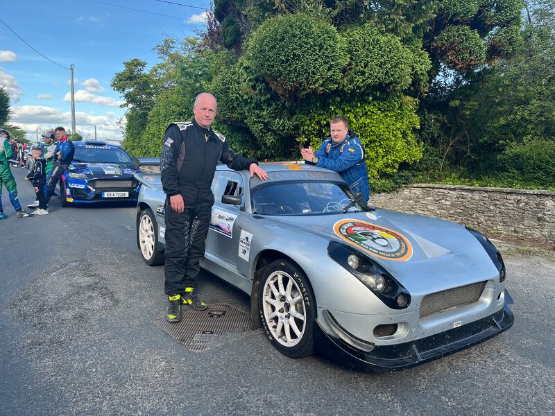 Vincent O'Shea and his co-driver Eoin O'Donoghue