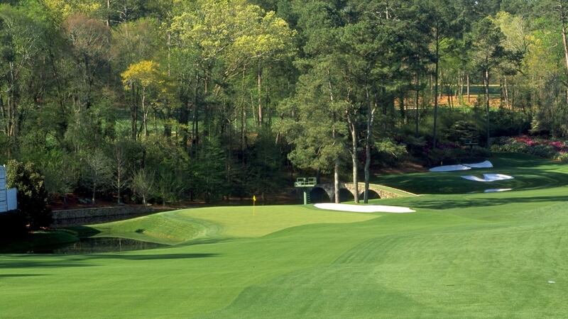 It was on the 11th green that Fuzzy Zoeller won the 1979 Masters in a playoff. Photo: Stephen Munday /Allsport