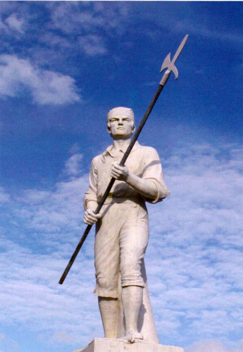 The pikeman monument in Ballinamuck
