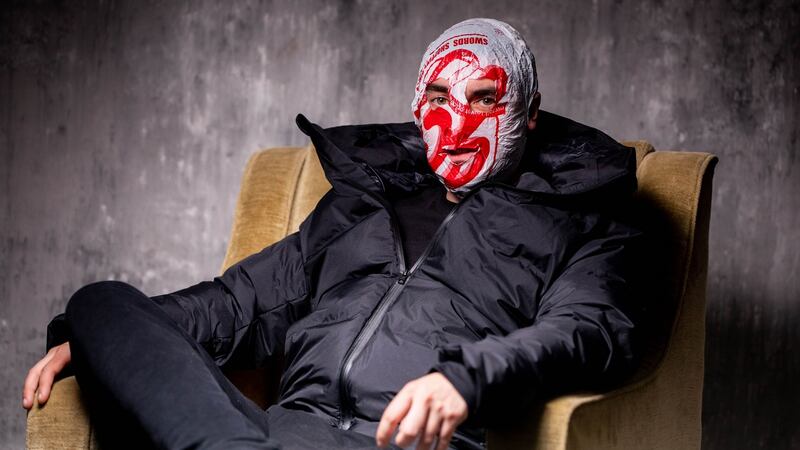 Blindboy takes on tough issues in his surreal, irreverent and strangely comforting comedy podcast. Photograph: Alan Place