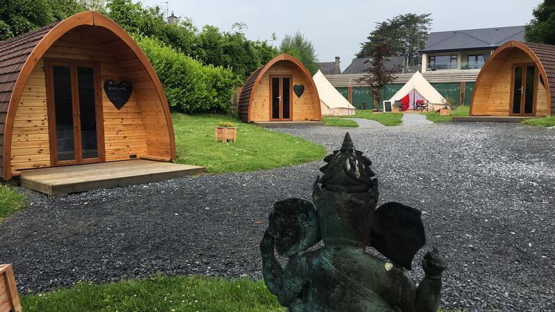 The Eco Pods at the glampsite