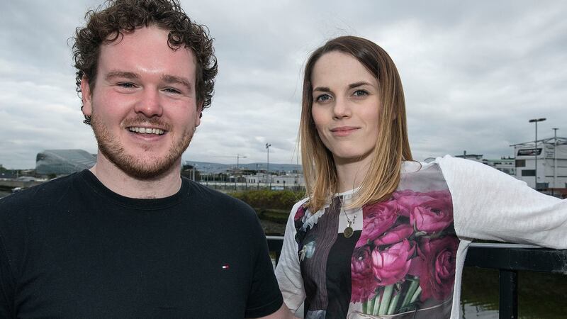 Niall McCauley and Nicole Carolan: “Neither of us are religious. We felt that it would be hypocritical to have a religious ceremony.” Photograph: Dave Meehan