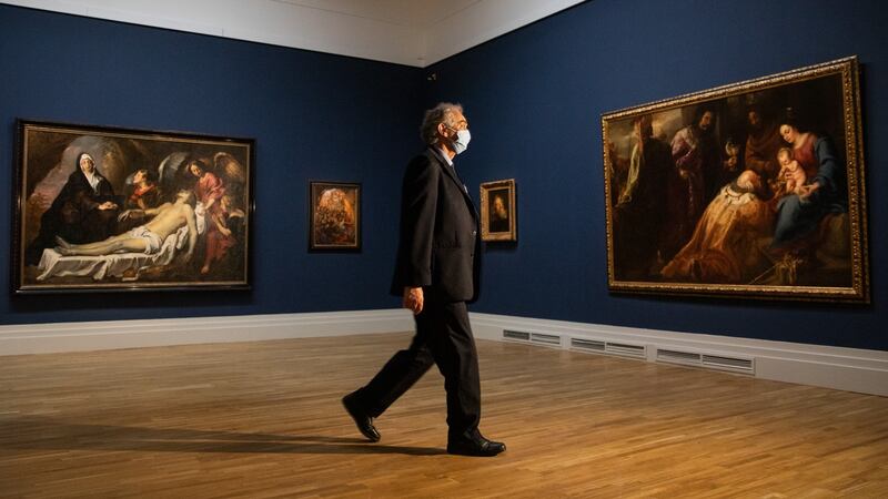 Eoin O’Sullivan of the National Gallery of Ireland pictured ahead of its reopening on Monday. Photograph: Naoise Culhane
