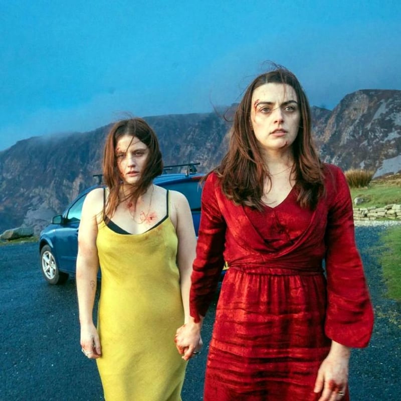 Nika McGuigan and Nora-Jane Noone in Wildfire. Photograph: Aidan Monaghan/Samson Films