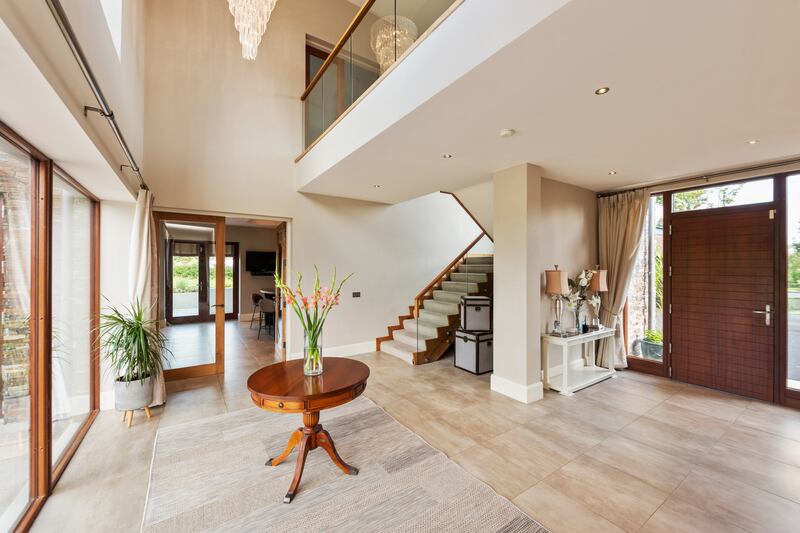 Double-height entrance hall