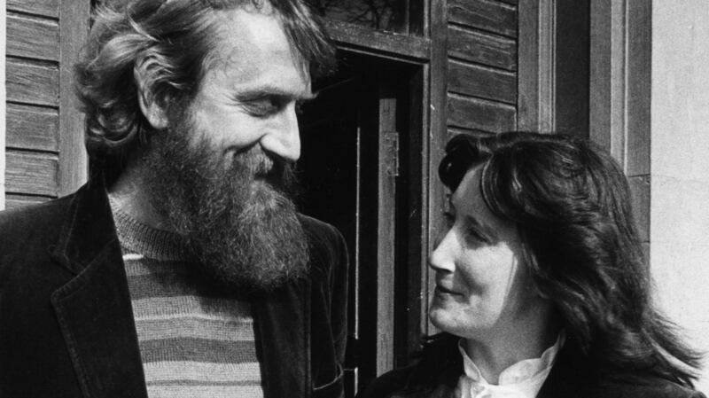 Richard Roche and Eileen Flynn, who unsuccessfully appealed her dismissal in 1982 from her teaching job at the Holy Faith Convent in New Ross, Co Wexford. Photograph: Paddy Whelan / The Irish Times