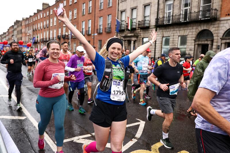 The Dublin Marathon: Competitors at the start of the race. Photograph: Ben Brady/Inpho