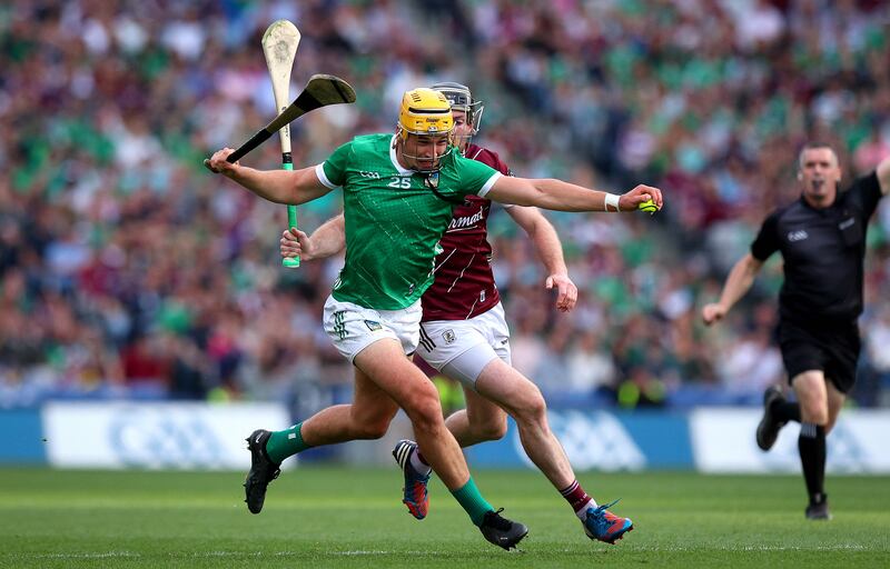 Limerick’s Cathal O'Neill was generally excellent on the day. Photograph: Ryan Byrne/Inpho 