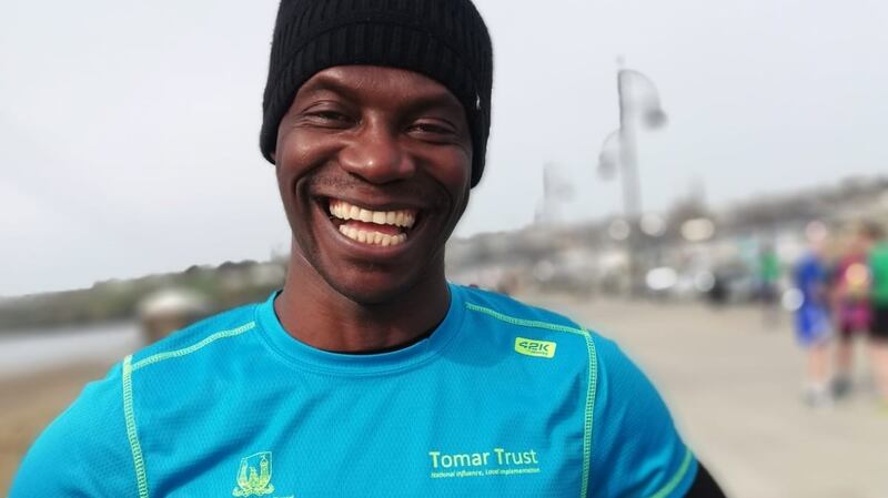 Waterford Sanctuary Runner Blaise Managa from DR Congo.