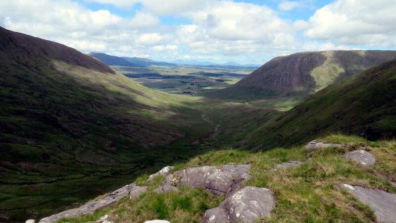 The Western Coom in the Partry Mountains, which encircle Killary Harbour.