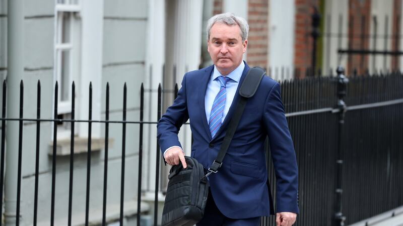 Robert Watt, secretary general of the Department of Health, arriving at Leinster House for the Joint Committee on Health meeting. Photograph: Dara Mac Dónaill