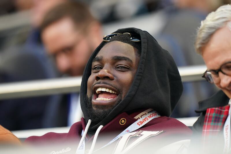 Pundit Micah Richards. Photograph: Zac Goodwin/PA Wire