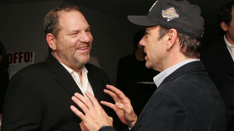 Harvey Weinstein and Kevin Spacey in 2006: the film producer and actor have both been accused of misconduct. Photograph: Peter Kramer/Getty
