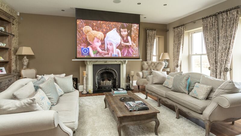 The property, which lies behind electric gates and is in turnkey condition was featured on Celebrity Home of the Year in 2018