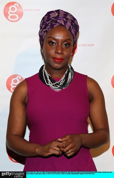 Nigerian writer Chimamanda Ngozi Adichie.