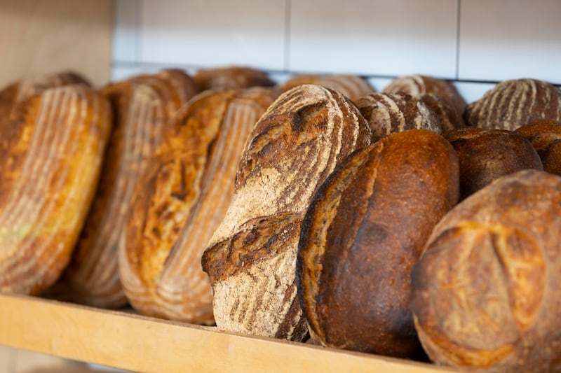 A selection of breads at Seagull Bakery. 'While most commercial breads can be baked in a day, sourdoughs take their own sweet time.' Photograph: Patrick Browne