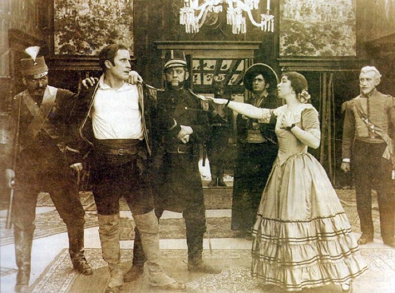 William Desmond Taylor in the title role of Captain Alvarez in the 1914 film of the same name. Photograph: Vitagraph Company of America/Public Domain