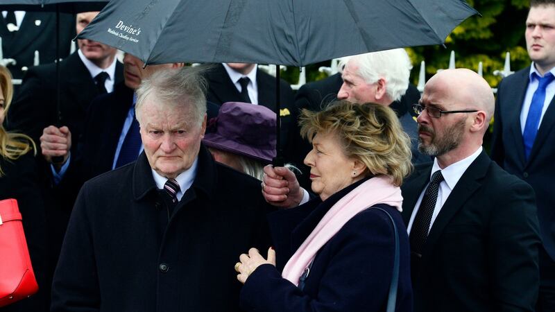 John and Mary Fitzpatrick, parents of Capt Dara Fitzpatrick. Photograph: Cyril Byrne/The Irish Times