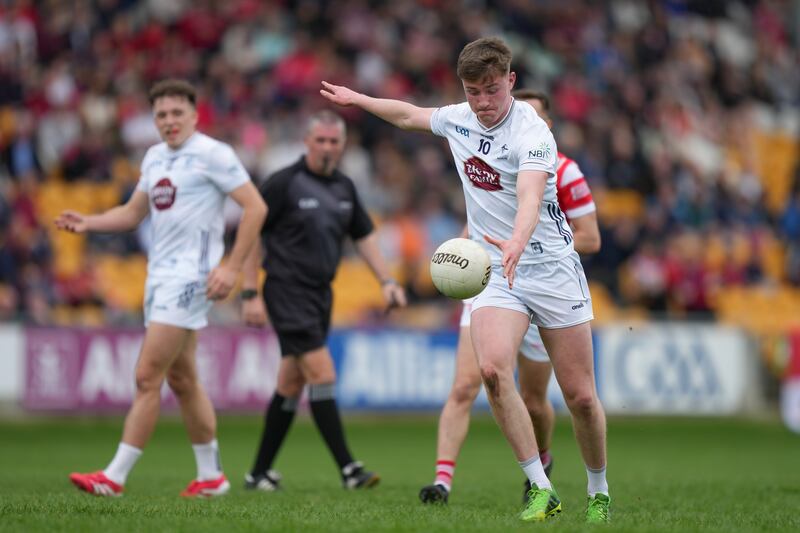 Colm Dalton in action for Kildare during the Leinster SFC semi-final defeat to Louth. Photograph: James Lawlor/Inpho