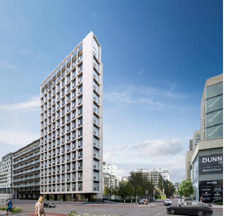Dante Property Company is seeking permission to finish what was once one of tallest office buildings under construction in Dublin, and convert it into an apartment block.