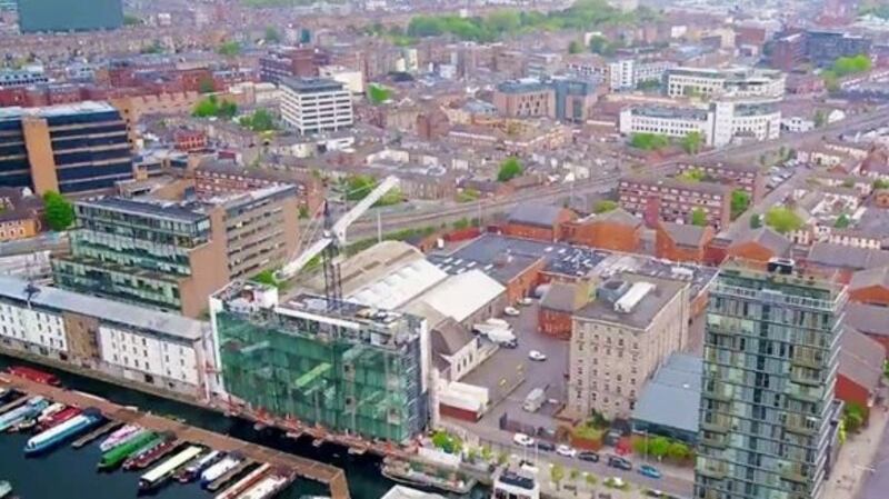 Trinity College Dublin is planning a new campus at Grand Canal Quay. Photograph: TCD