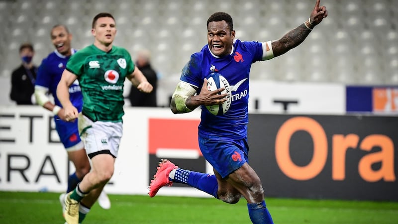 Virimi Vakatawa returns for France against England. Photograph: Dave Winter/Inpho