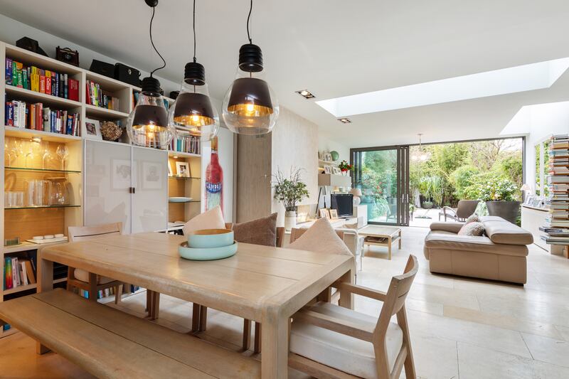 Dining and living area