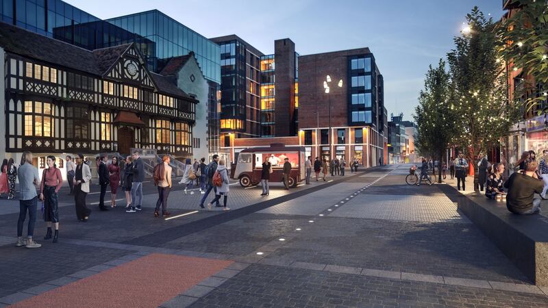 Illustration of the plan at South Main Street