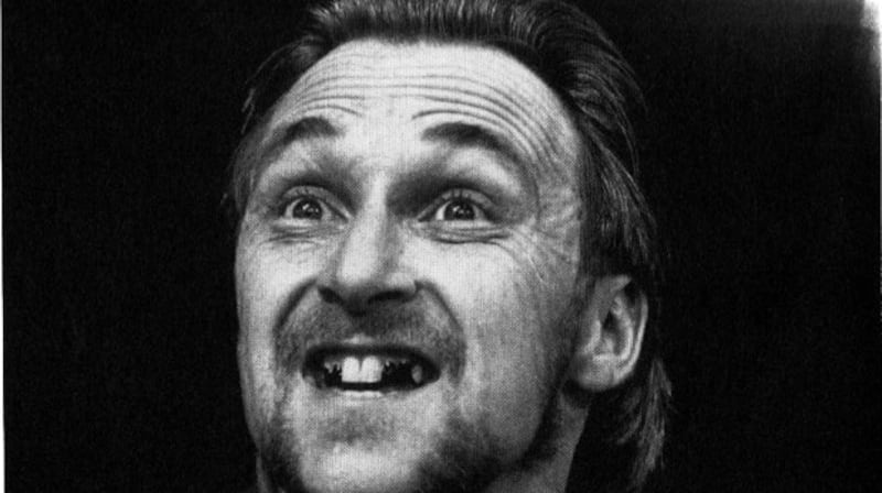 Donal O’Kelly in ‘Bat The Father Rabbit The Son’ in 1988. Photograph: Derek Speirs