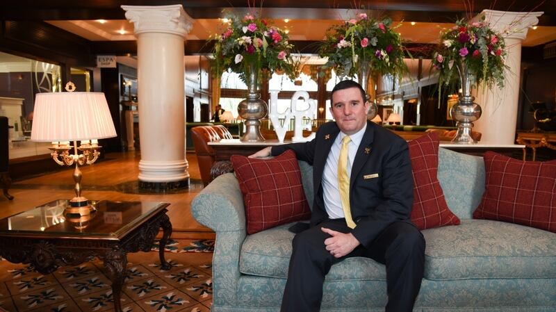 Robbie Smyth, Guest Relations Manager and Chief Concierge at Powerscourt Hotel, Resort and Spa. Photograph: Conor Mulhern