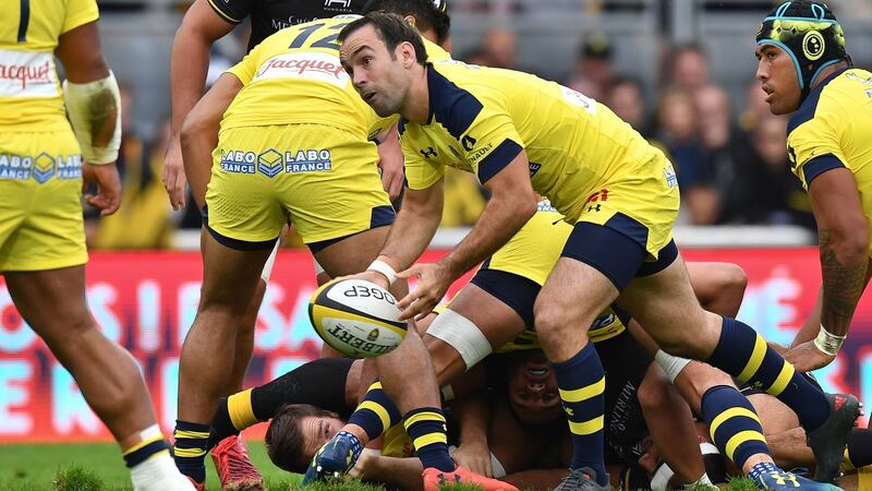 Clermont Auvergne’s Morgan Parra. Photograph: Xavier Leoty/AFP/Getty