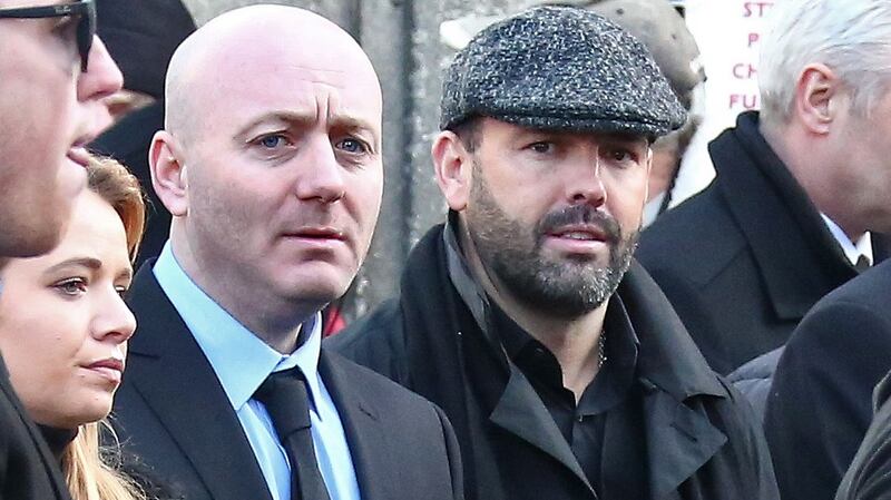 ‘Fat’ Freddie Thompson (left) and Daniel Kinahan: The witness specifically named Daniel Kinahan when asked who he believed the house passed to for payment of the debt. Photograph: Collins Dublin