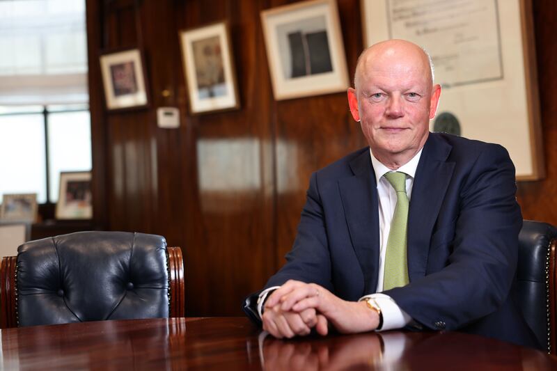 'The biggest problem will be providing proper and adequate resources to allow all the judges to perform to a 21st century standard': Chief Justice Donal O’Donnell, speaking in his chambers at the Four Courts in Dublin, about the under-resourced judiciary. Photograph: Dara Mac Dónaill